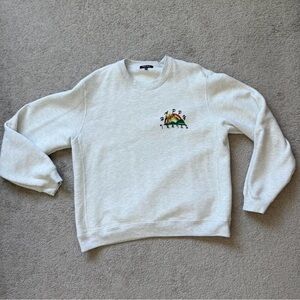 Madhappy Light Gray Crewneck Sweater